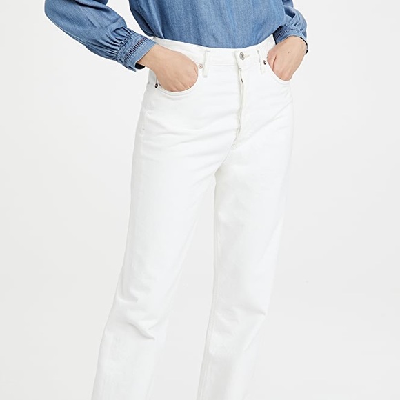 Rebecca minkoff / NWT Jordana chambray Medium wash ruched blouse top XS - Picture 3 of 10